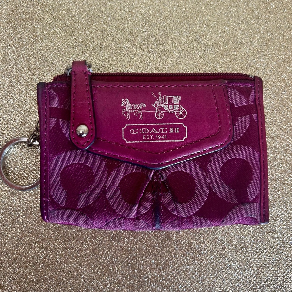 Coach Coin Pouch and Keychain - Picture 5 of 9
